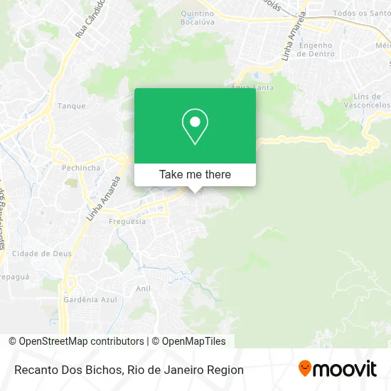 Recanto Dos Bichos map
