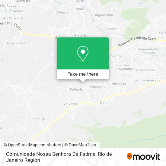 Comunidade Nossa Senhora Da Fatima map