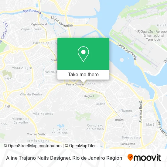 Aline Trajano Nails Designer map