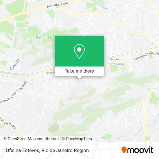 Oficina Esteves map