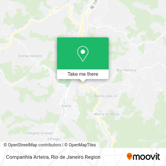 Companhia Arteira map