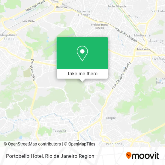 Hotel Portobello map