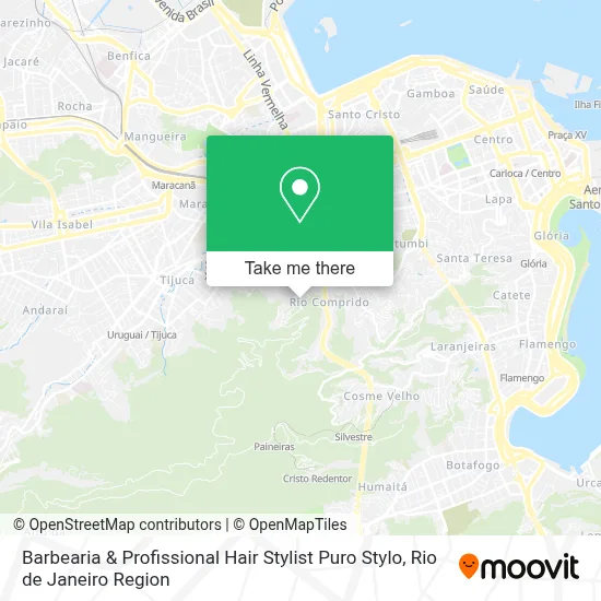 Barbearia & Profissional Hair Stylist Puro Stylo map