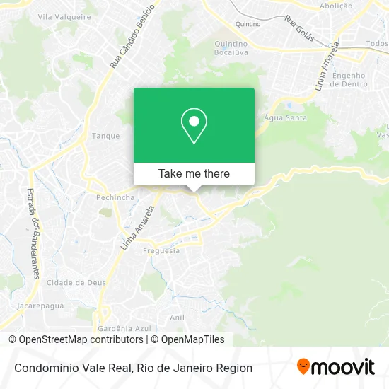 Condomínio Vale Real map