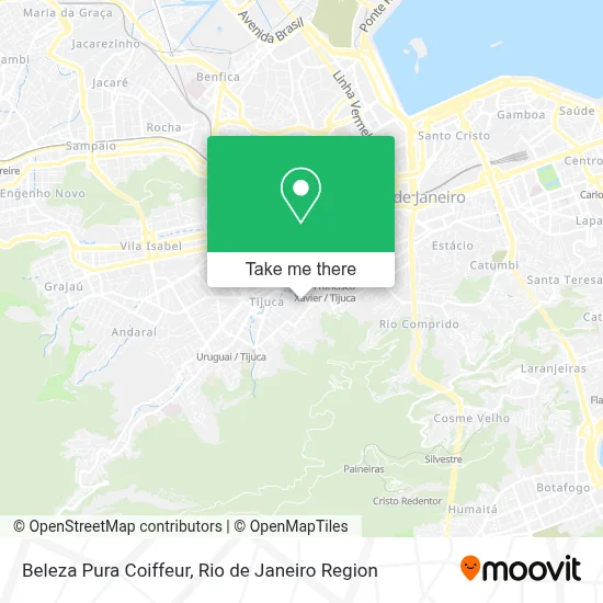 Beleza Pura Coiffeur map