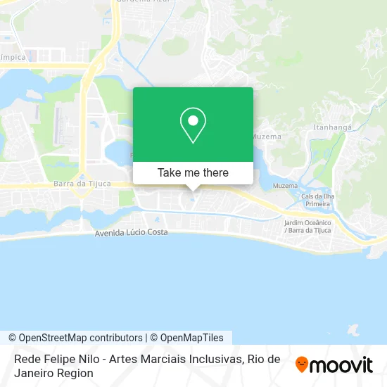 Rede Felipe Nilo - Artes Marciais Inclusivas map
