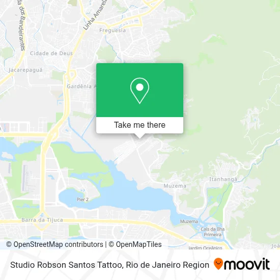 Studio Robson Santos Tattoo map