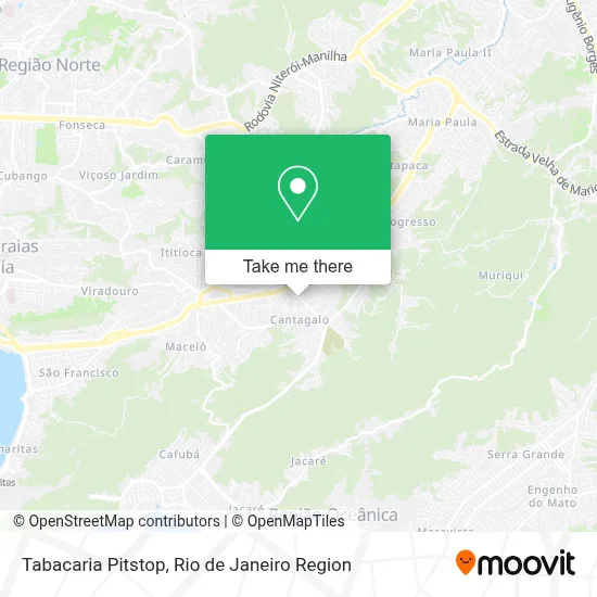 Tabacaria Pitstop map