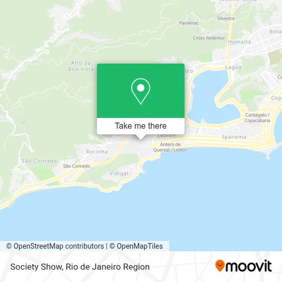 Society Show map