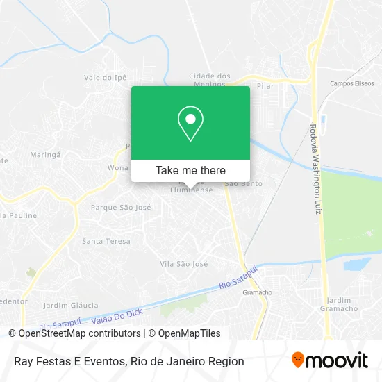 Ray Festas E Eventos map