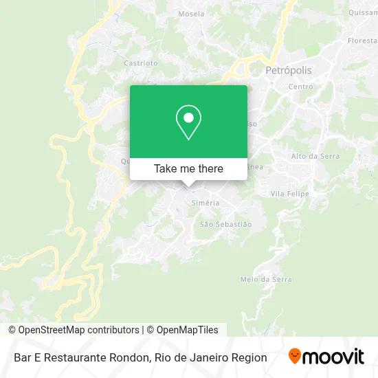 Bar E Restaurante Rondon map