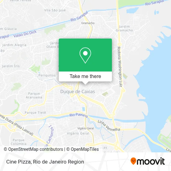 Cine Pizza map