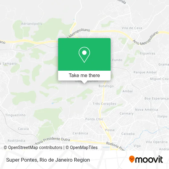 Super Pontes map