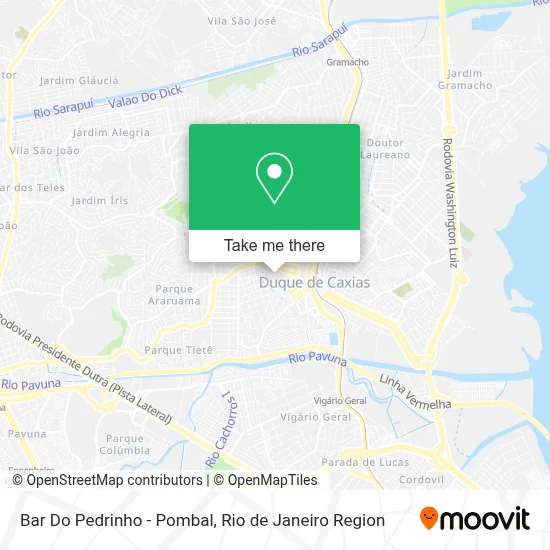Bar Do Pedrinho - Pombal map