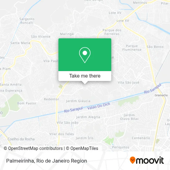 Palmeirinha map