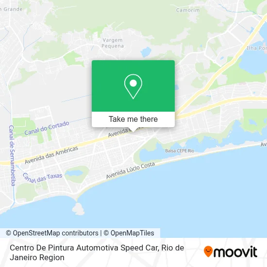 Centro De Pintura Automotiva Speed Car map