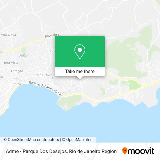 Adme - Parque Dos Desejos map