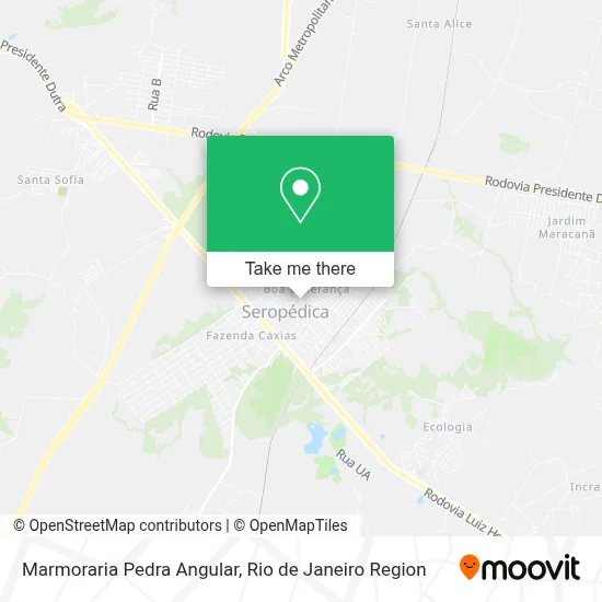 Marmoraria Pedra Angular map