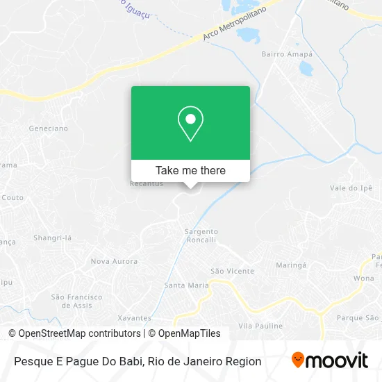 Pesque E Pague Do Babi map