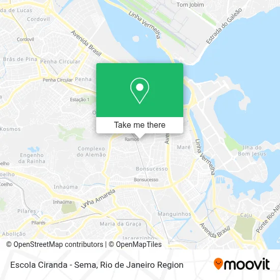 Escola Ciranda - Sema map
