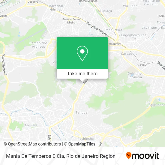 Mania De Temperos E Cia map