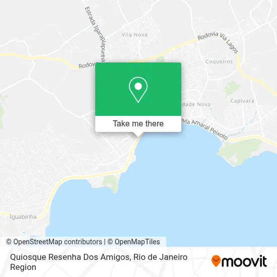 Quiosque Resenha Dos Amigos map