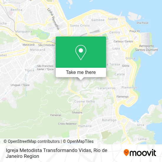 Igreja Metodista Transformando Vidas map