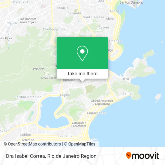 Dra Isabel Correa map