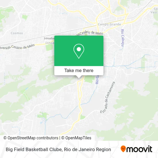 Big Field Basketball Clube map