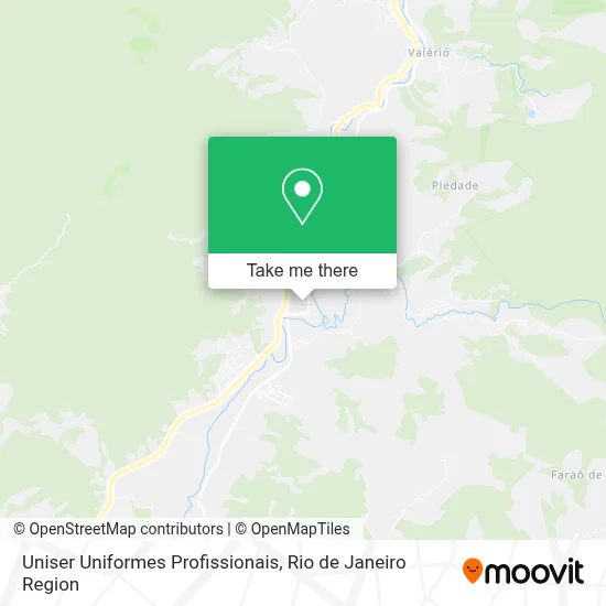 Uniser Uniformes Profissionais map