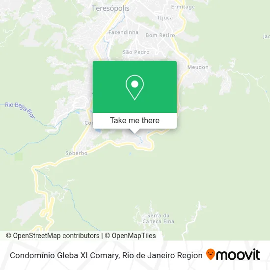 Condomínio Gleba XI Comary map