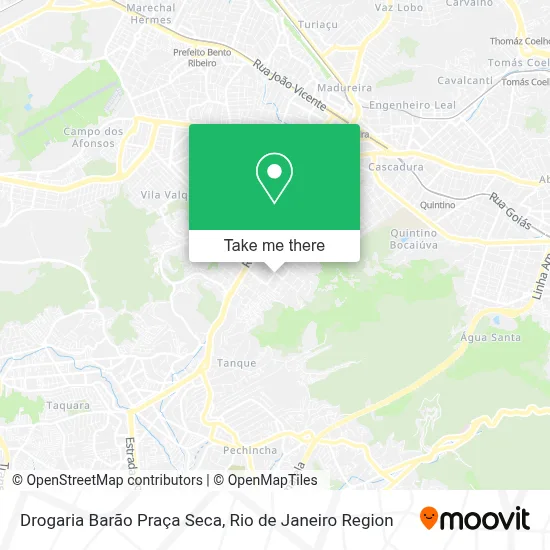 Drogaria Barão Praça Seca map