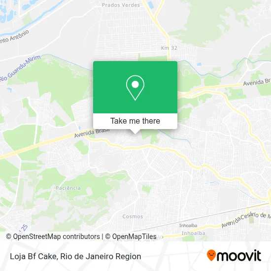 Loja Bf Cake map