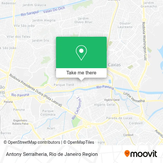 Antony Serralheria map