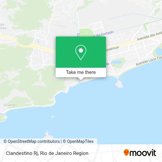 Clandestino Rj map