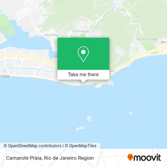 Camarote Praia map