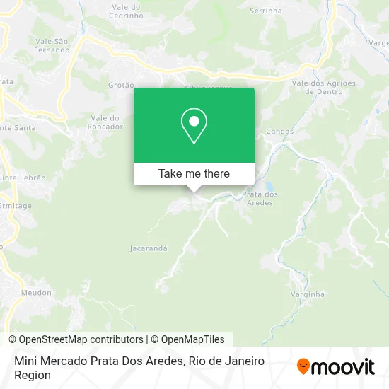 Mini Mercado Prata Dos Aredes map