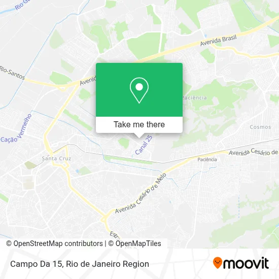 Campo Da 15 map