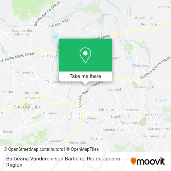 Barbearia Vandercleison Barbeiro map