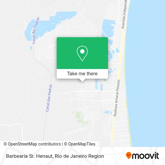 Barbearia Sr. Henaut map