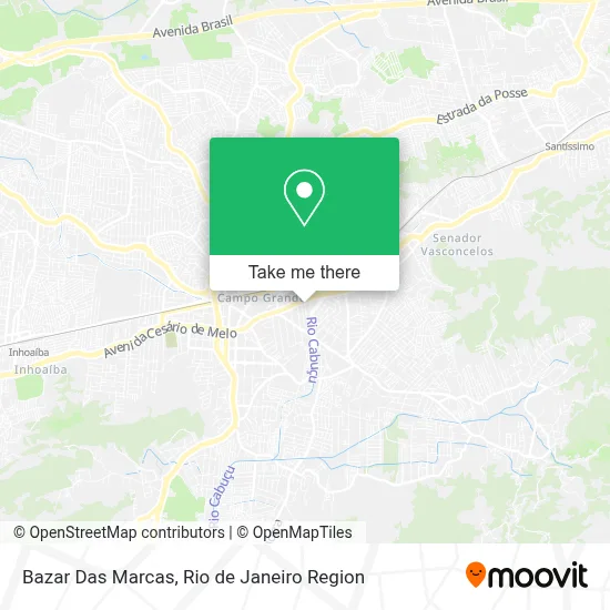 Bazar Das Marcas map