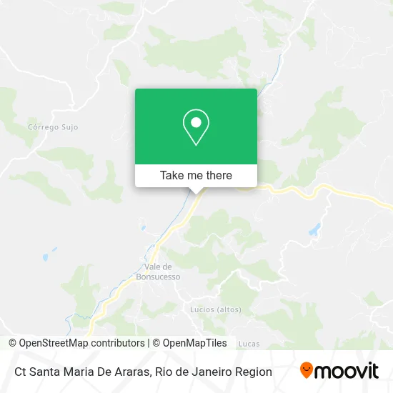 Ct Santa Maria De Araras map