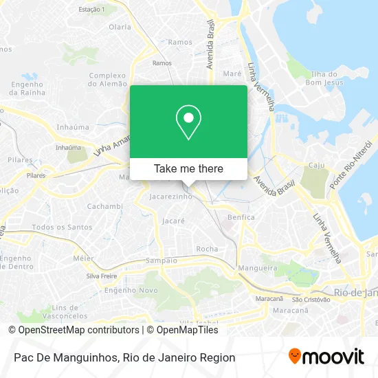 Pac De Manguinhos map