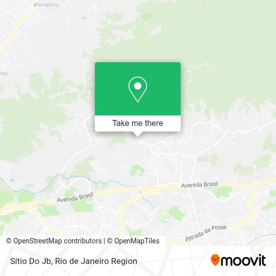 Sítio Do Jb map