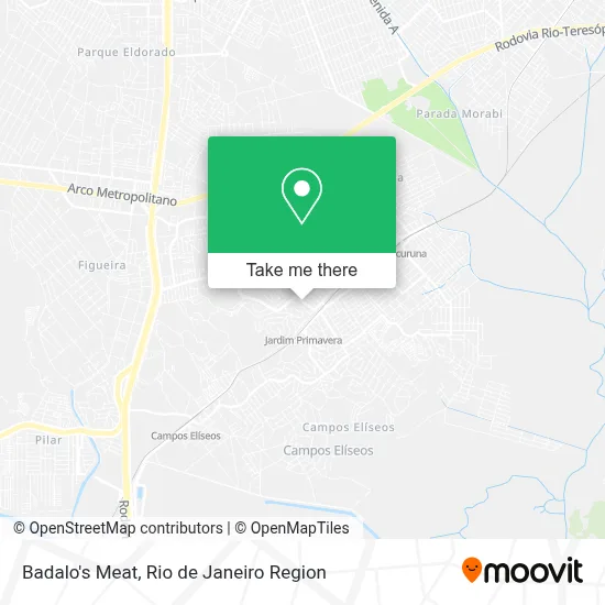 Badalo's Meat map