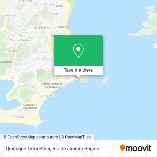 Quiosque Tatuí Praia map