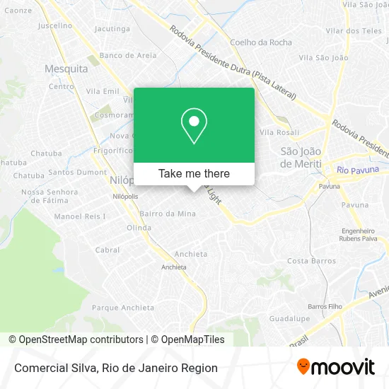 Comercial Silva map