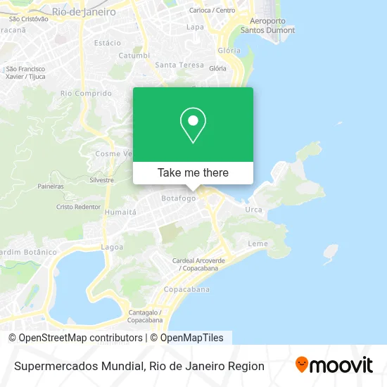 Supermercados Mundial map