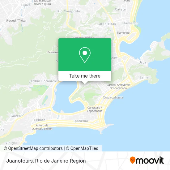 Juanotours map