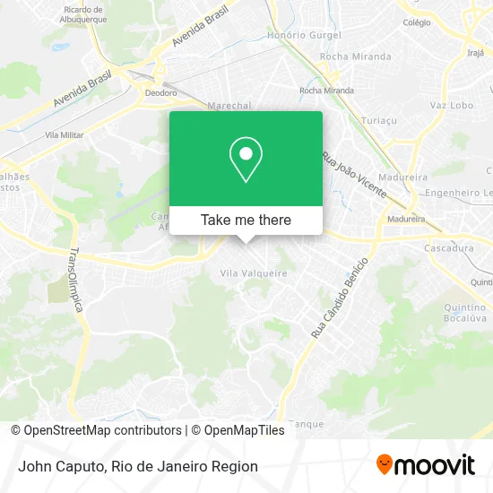 John Caputo map